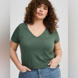 Torrid Girlfriend Signature Jersey VNeck Tee